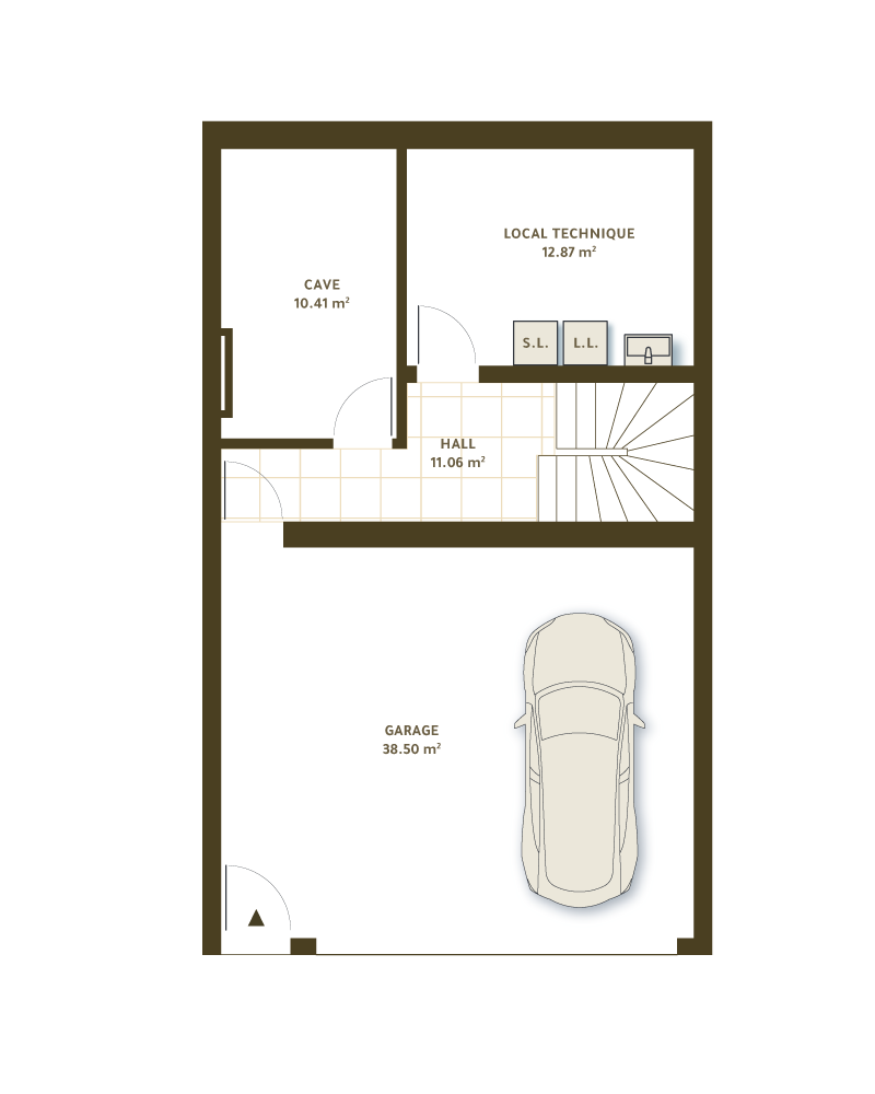 Villa C - Rez inférieur