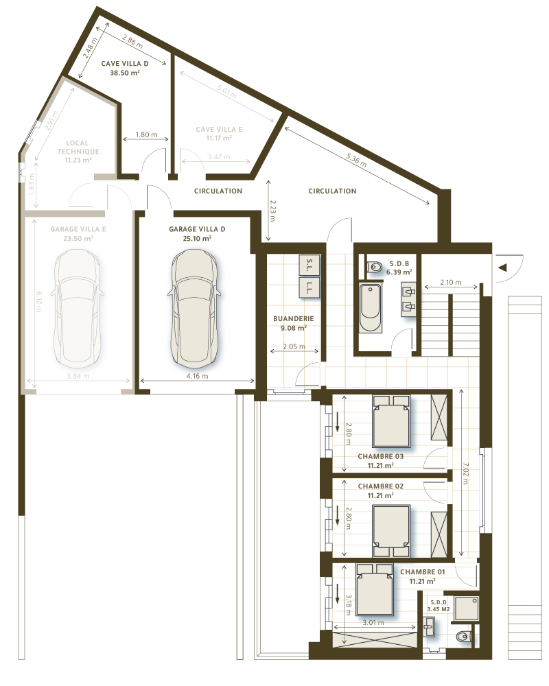 Villa D - Rez inférieur